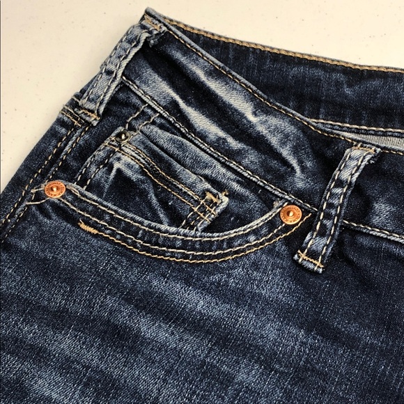 LIKE NEW SILVER SUKI SKINNY JEANS 29x31 ⭐️ - Picture 5 of 14